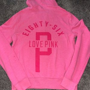VS PINK zip up hoodie